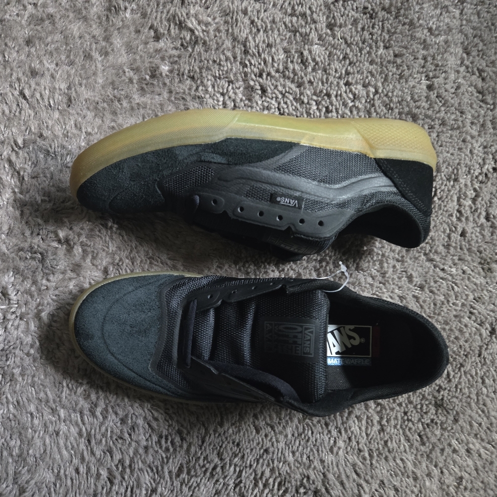 Vans Ave Pro 1 Ultimatewaffle Men Black And Gum Bottom New 082025 - Picture 5 of 11